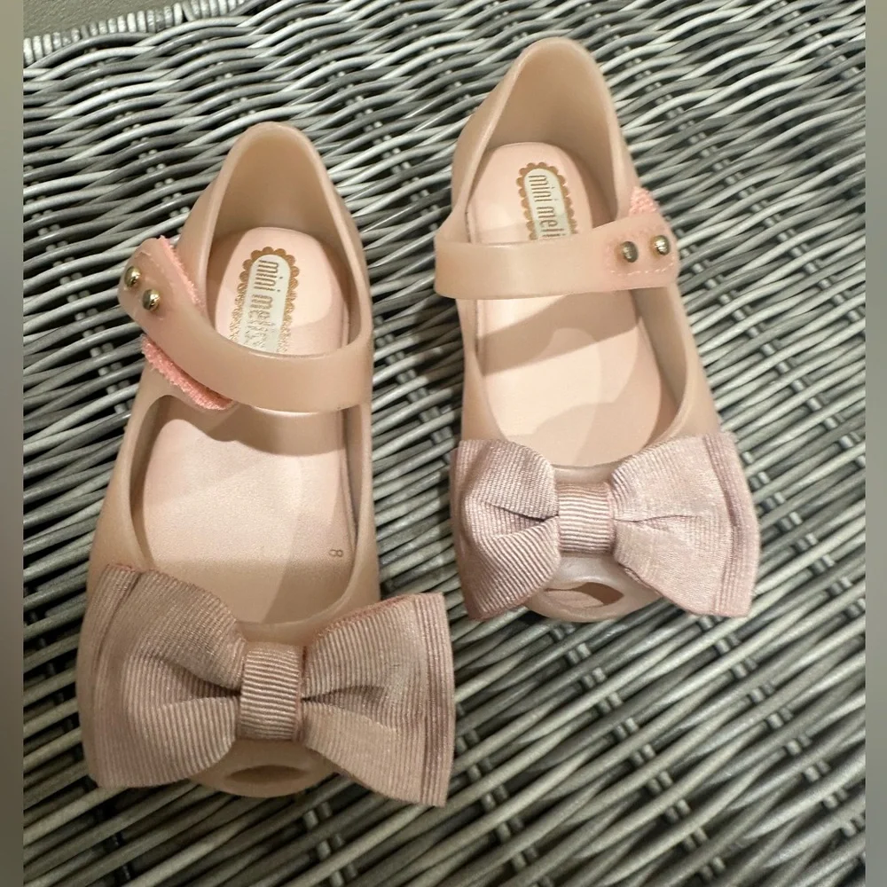 Mini Melissa Ultragirl Sweet Pink Beige Blush 5 baby girl